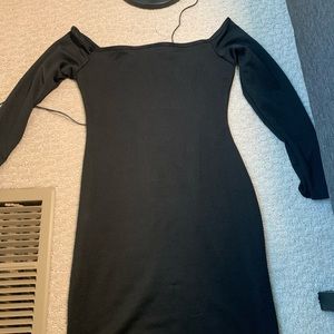 Pretty little thing off the shoulder dress